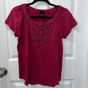 Preswick & Moore Cotton Short Sleeve Top | Small